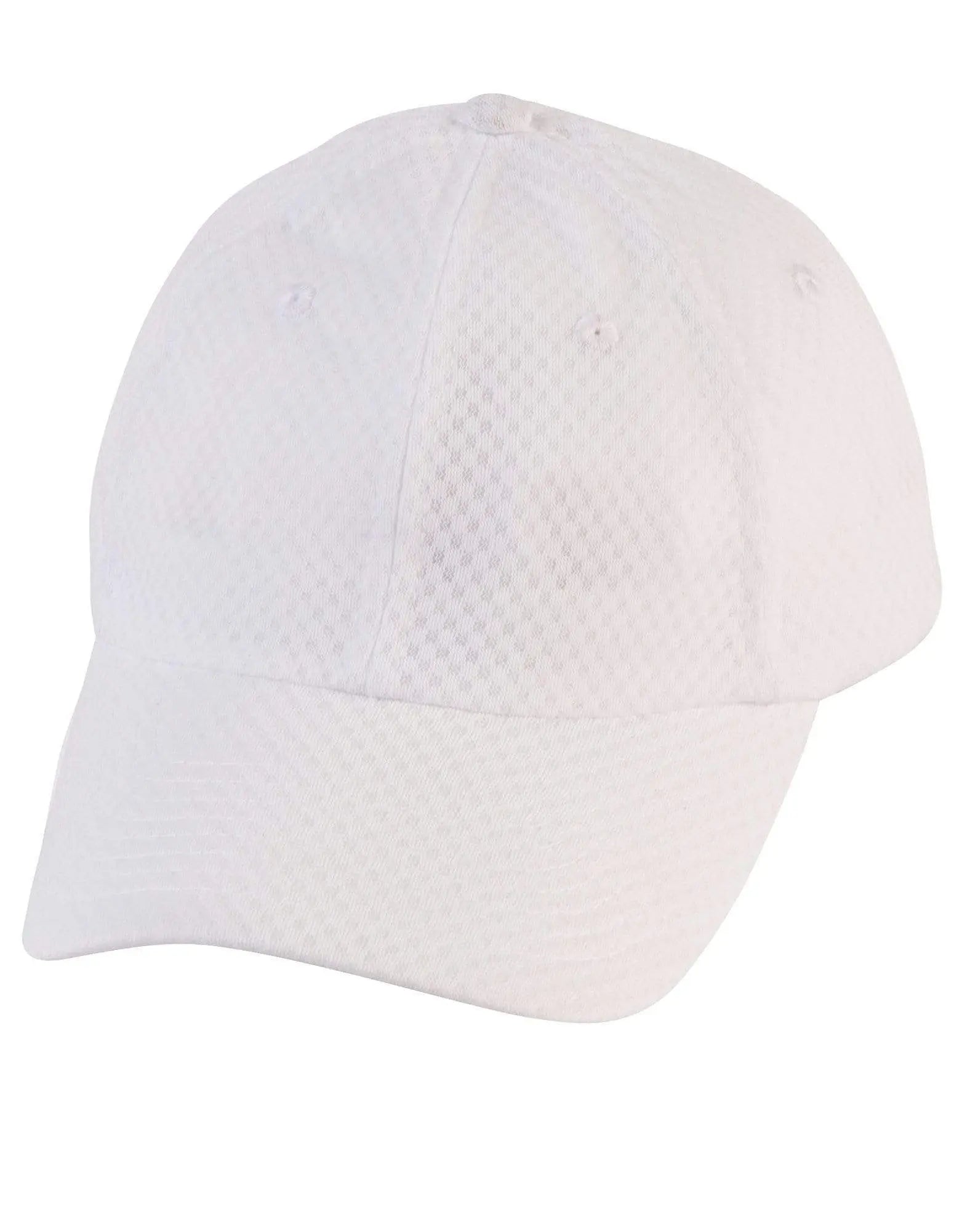 Athletic Mesh Cap CH20 Active Wear Winning Spirit White One size
